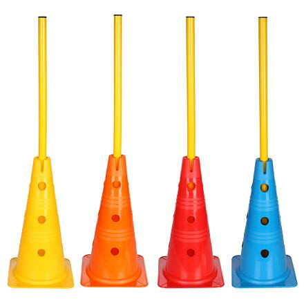 Vario kužeľ s otvormi žltá 38 cm 2