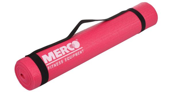 Merco Yoga PVC 4 Mat podložka na cvičenie ružová