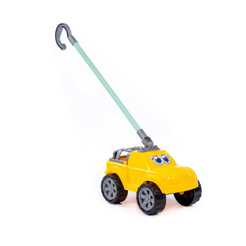 Ťahacie žlté auto 3