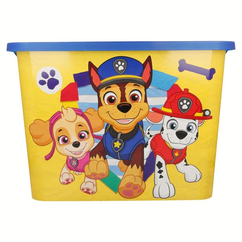 Plastový úložný box PAW PATROL 23L, 02546