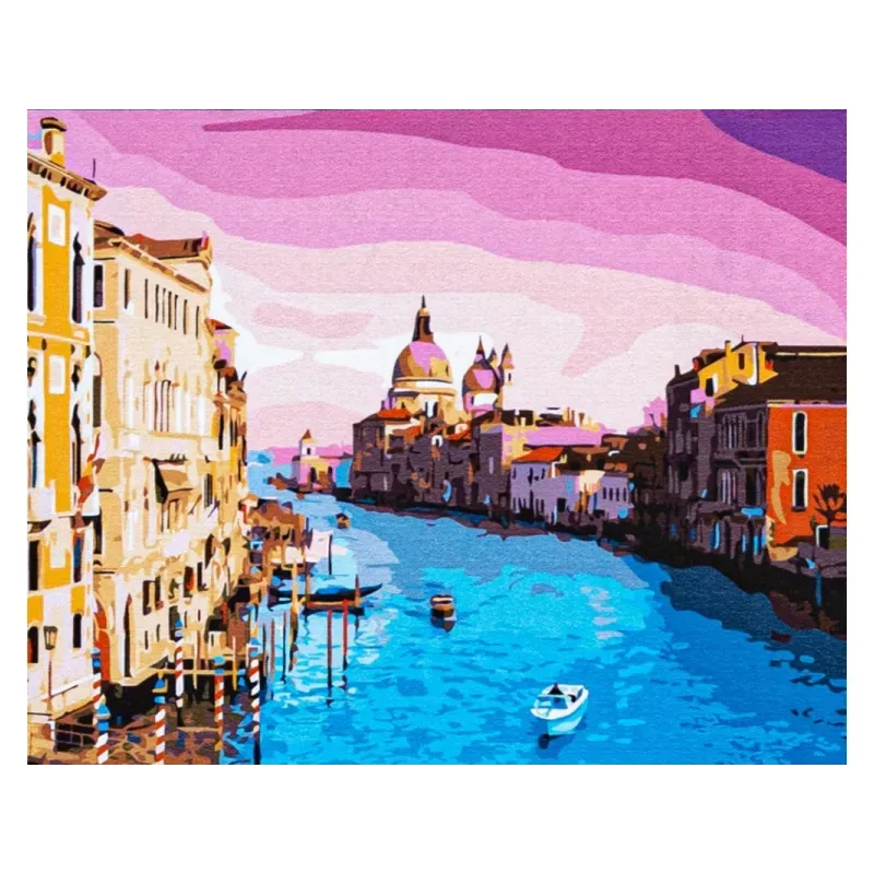 Maľovanie podľa čísel VENETIAN LANDSCAPE, na ráme, 40x50cm, 801023907