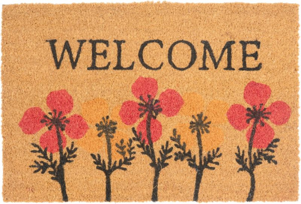 Rohožka MagicHome, pred dvere, Welcome, kokos/pvc, 40x60 cm