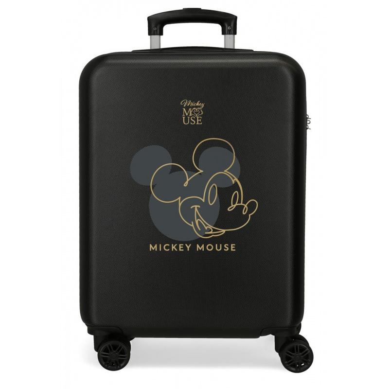 ABS cestovný kufor MICKEY MOUSE Outline Black, 55x38x20cm, 34L, 3471122 (small)
