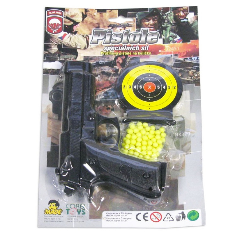 Pištoľ špeciálnych síl na guľôčky
