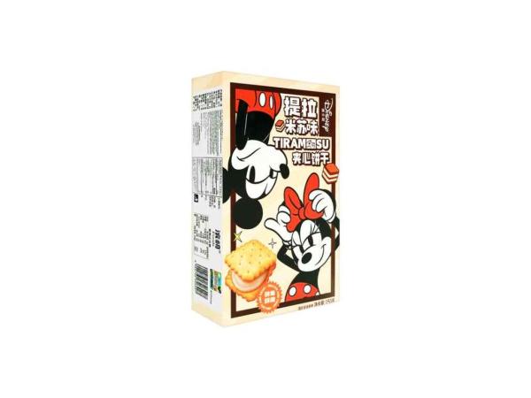 Disney Mickey Mouse Sandwich Cookies Tiramisu Flavor 150g CHN