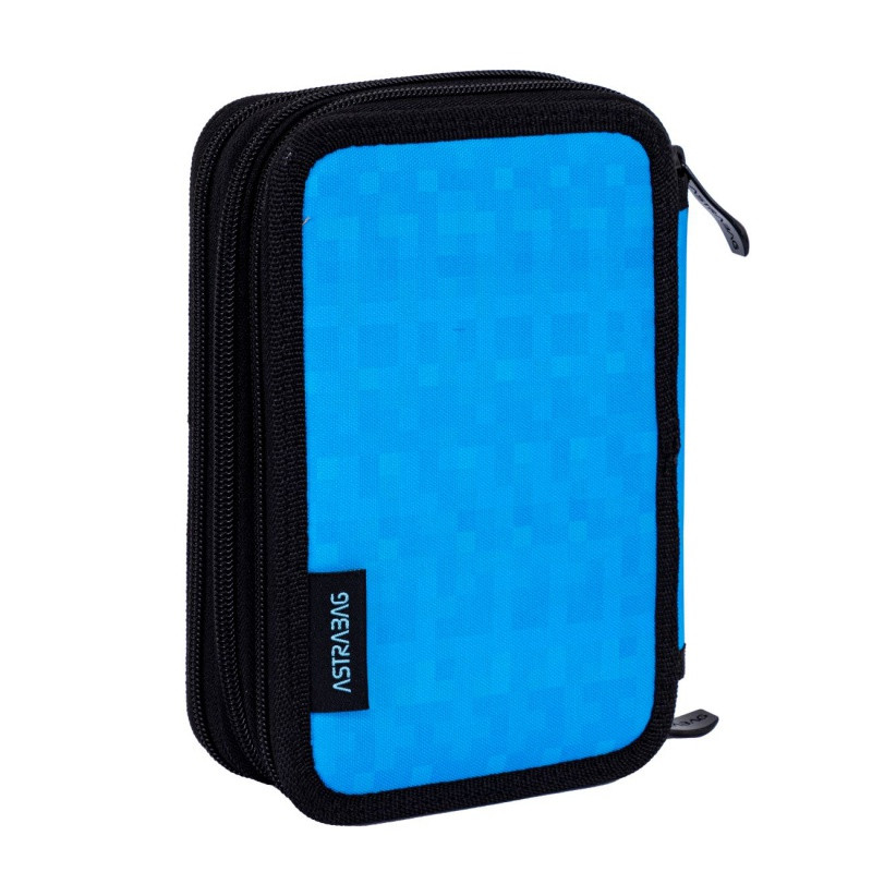 Trojposchodový peračník s náplňou AstraBAG BLUE PIXEL, AC31, 503024055 3