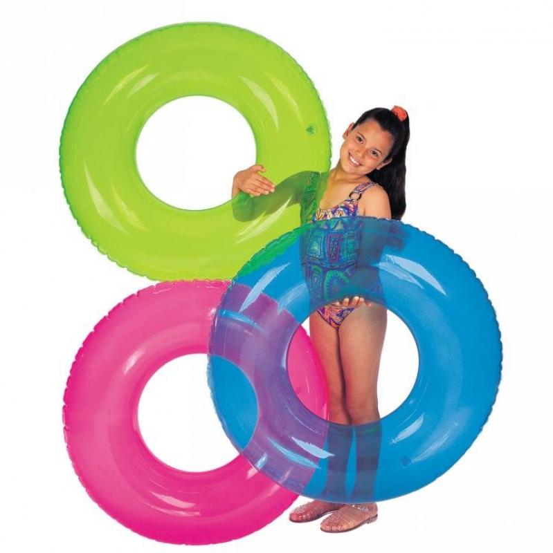 Kruh plavecký INTEX 59260 transparent, zelená