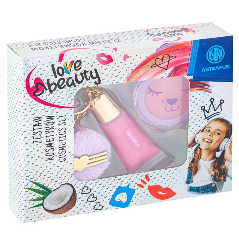 Beauty set AstraFUN balzam na pery a lesk na pery, kokosový, 712024008