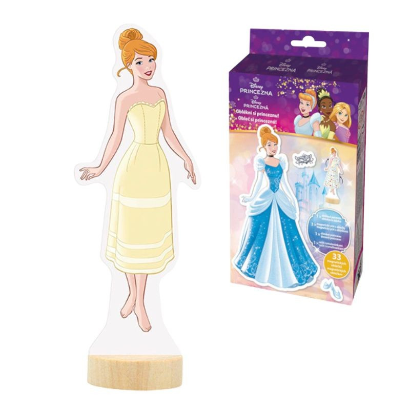 Magnetické obliekanie s maľovankou Disney Princezné