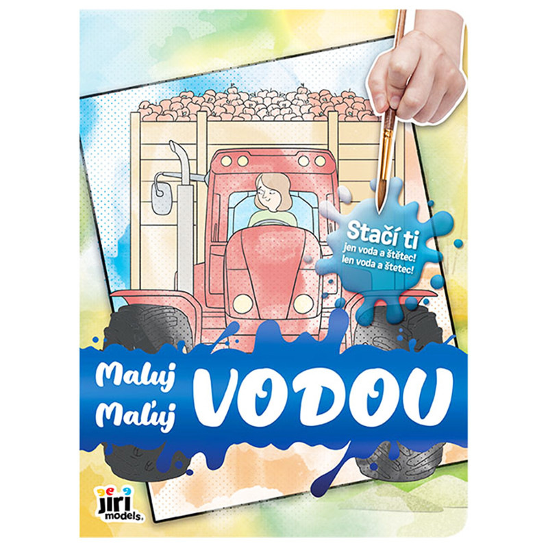 Maľuj vodou Traktory