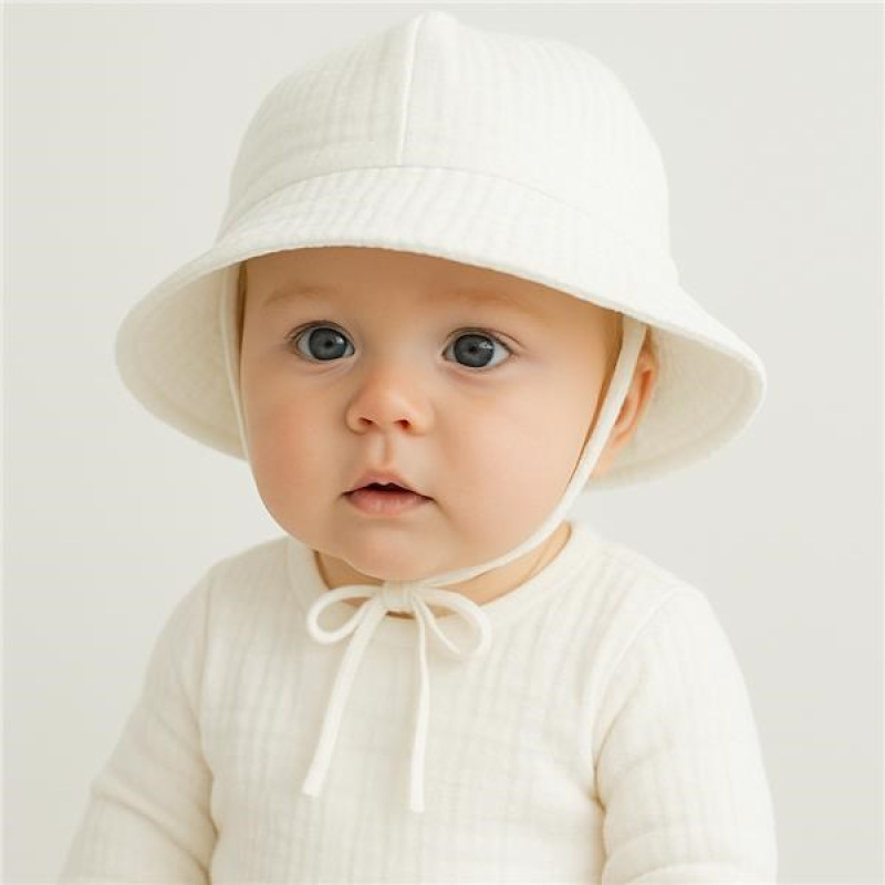 Dojčenský mušelínový klobúčik New Baby Elizabeth 74 (6-9m) 2