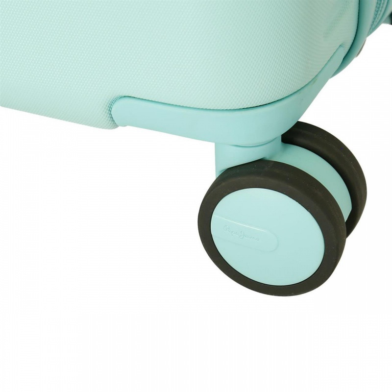 PEPE JEANS Highlight Turquesa, Sada luxusných ABS cestovných kufrov 70cm/55cm, 7689525 14