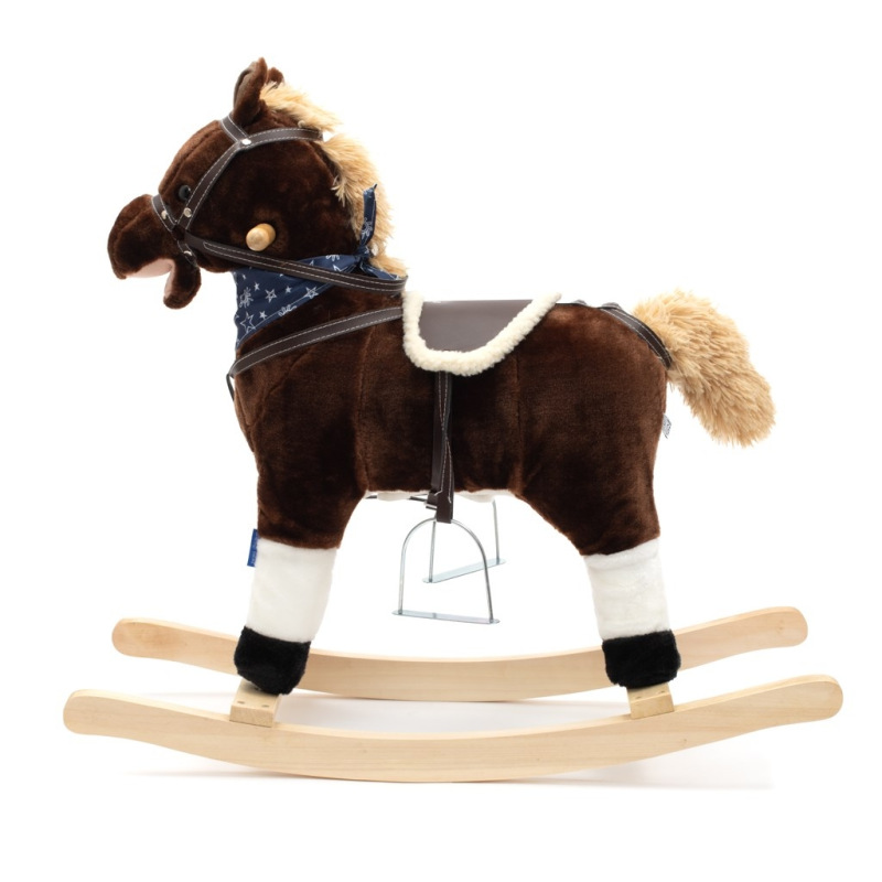 Hojdací koník s melódiou a šatkou Baby Mix Baron 2