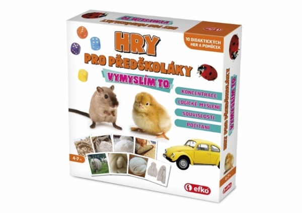 Hry pre predškolákov Vymyslím to - vzdelávací súbor hier 2
