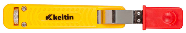Nôž elektrikársky na odizolovanie káblov s ohnutou čepeľou 8-28 mm, KELTIN 3