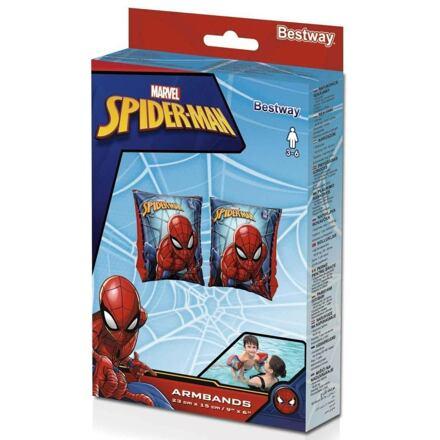 Rukávniky Bestway® 98001, Spiderman, detské. nafukovacie, do vody, 23x15 cm 2