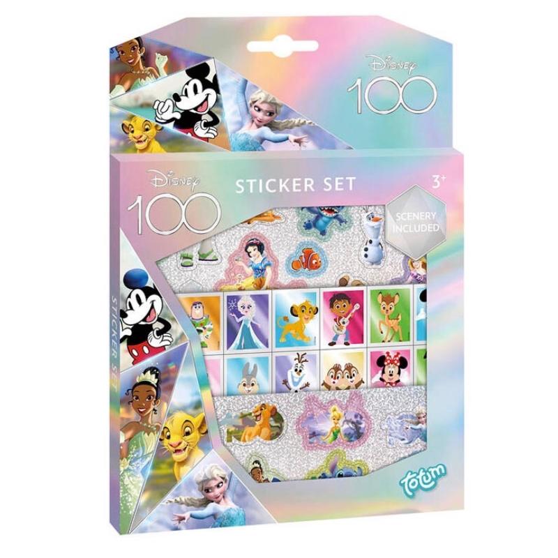 Totum Disney 100 darčekový box so samolepkami