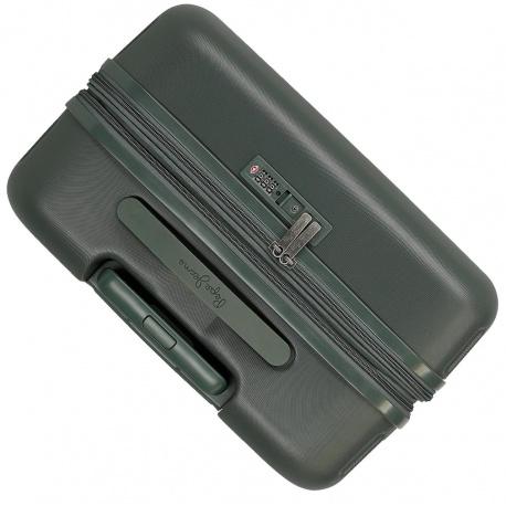 JOUMMA BAGS Sada luxusných ABS cestovných kufrov 70cm/55cm PEPE JEANS ACCENT Verde,7699533