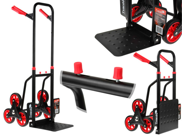 Rudlík schodišťový, nosnosť 150 kg, kolesá 150 mm, TVARDY 8