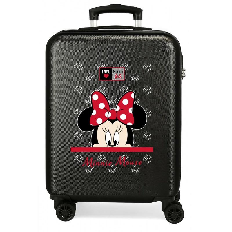 JOUMMA BAGS detský ABS cestovný kufor MINNIE MOUSE My Pretty Bow, 55x38x20cm, 34L, 2161721