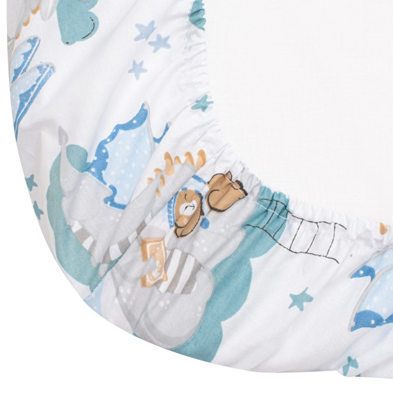 Bavlnené prestieradlo do kočíka New Baby Dráčik 35x75 cm 1