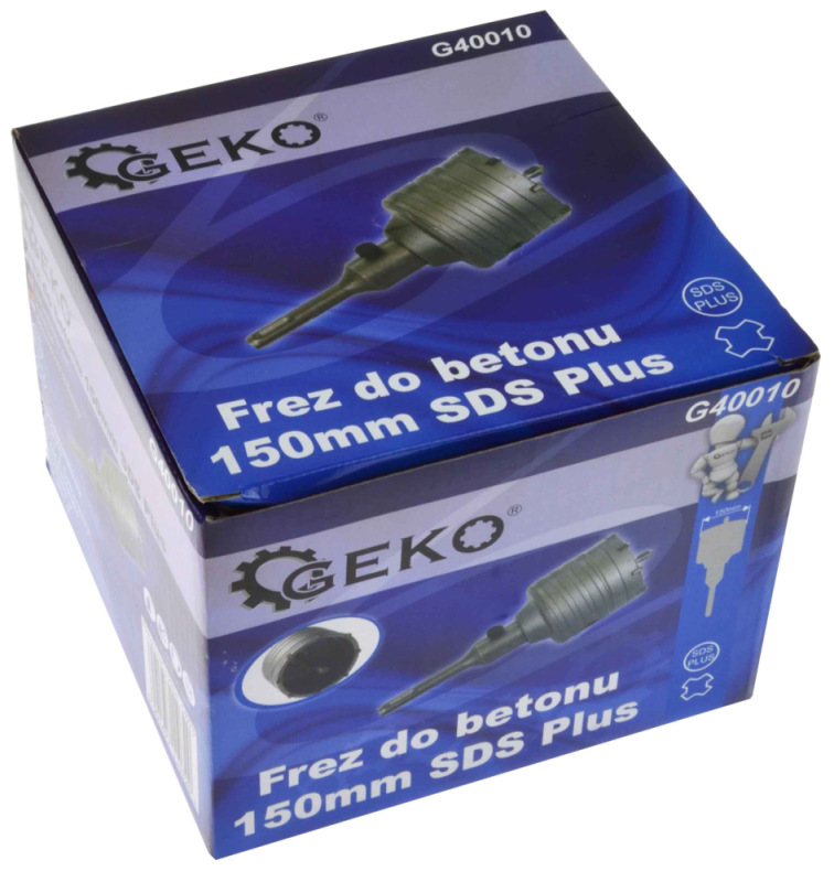 Korunka vykružovacia SK, 150 mm, závit M22 s adaptérom SDS plus, GEKO 4