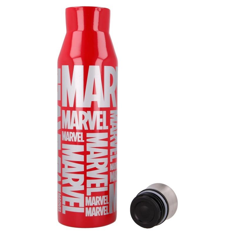 Nerezová fľaša / termoska MARVEL Red 580ml, 01021