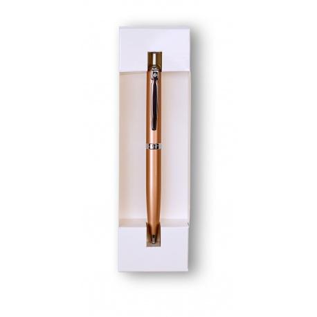 ASTRA ZENITH Elegance, Luxusné guľôčkové pero 0,8mm, modré, krabička, medená, 4601209