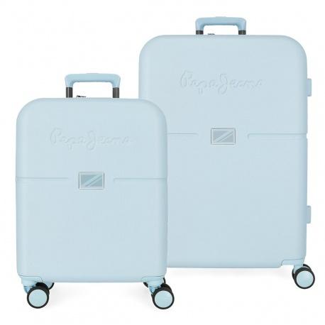 JOUMMA BAGS Sada ABS cestovných kufrov 70cm/55cm PEPE JEANS ACCENT Azul, 7699534