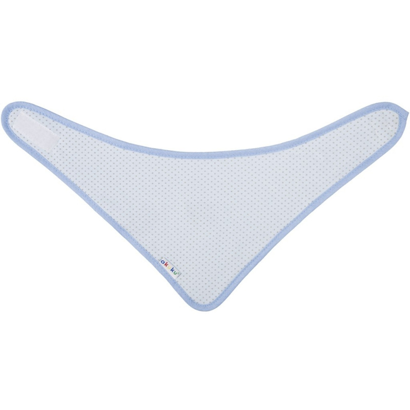 Detský podbradník-šatka Akuku 2 ks sova-srdiečka 3