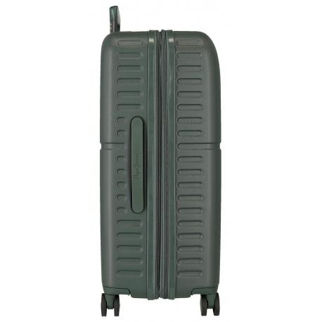 JOUMMA BAGS Sada luxusných ABS cestovných kufrov 70cm/55cm PEPE JEANS ACCENT Verde,7699533