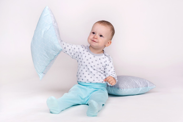 Dojčenské body New Baby Classic II sivé s hviezdičkami 86 (12-18m) 1