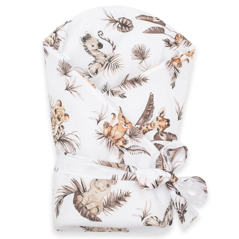 Detská zavinovačka New Baby Safari 80x80 cm