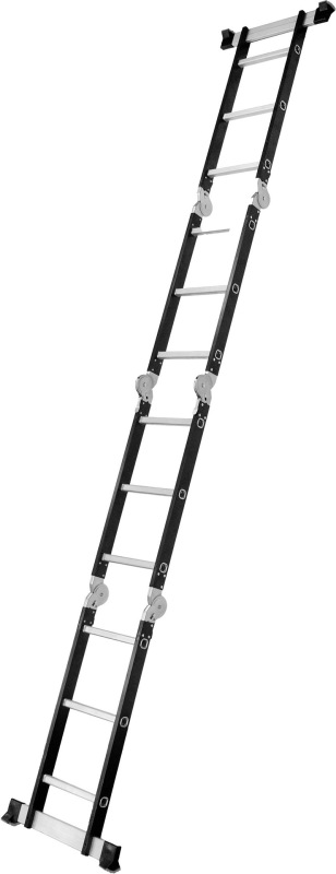 Rebrík Strend Pro, univerzálny, hliník/oceľ, 4x3 priečky PRO, s plošinou 3