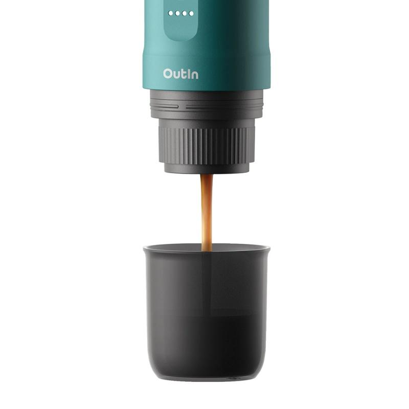 Outin Nano Portable Espresso Machine – Teal 2