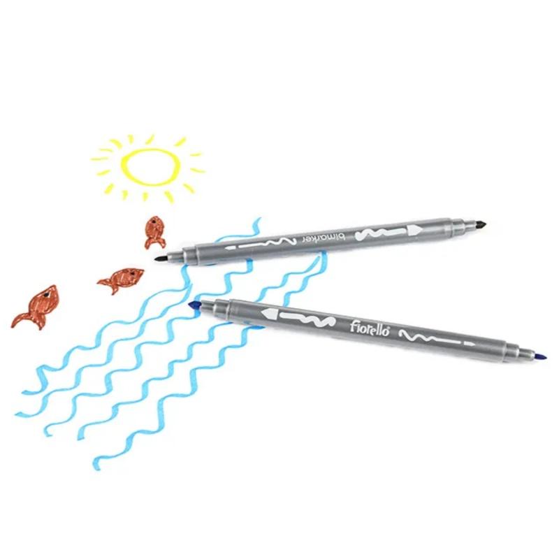 Obojstranné fixky Fiorello BIMARKER GR-F816 – 12 farieb 5