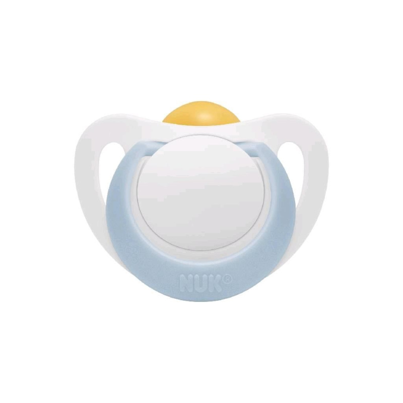 Dojčenský latexový cumlík NUK Star 0-6 m modrý 0-6 m