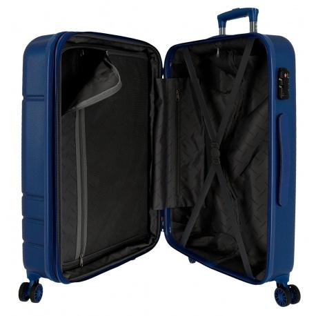 Sada luxusných ABS cestovných kufrov GALAXY Marino / Modrá, 68cm/55cm, 5989562