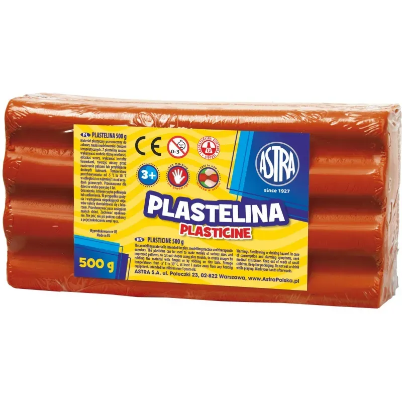 ASTRA Plastelína 500g Červená, 303117006