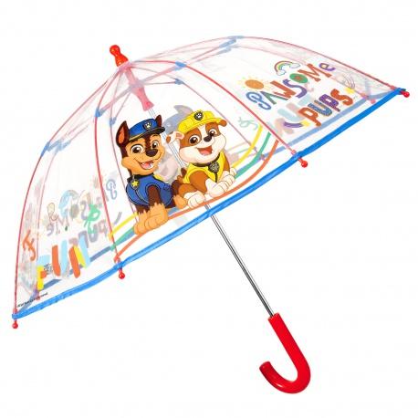 PERLETTI Detský dáždnik PAW PATROL Transparent, 75151