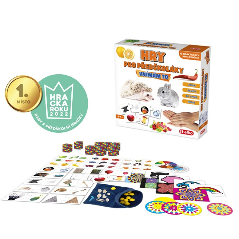 Hry pre predškolákov Vnímam to - vzdelávací súbor hier
