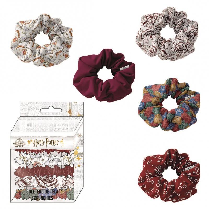 Scrunchies gumičky do vlasov 5ks HARRY POTTER, 2500001919