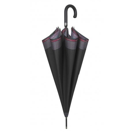 PERLETTI Technology, Pánsky palicový dáždnik  / čierna, 21758