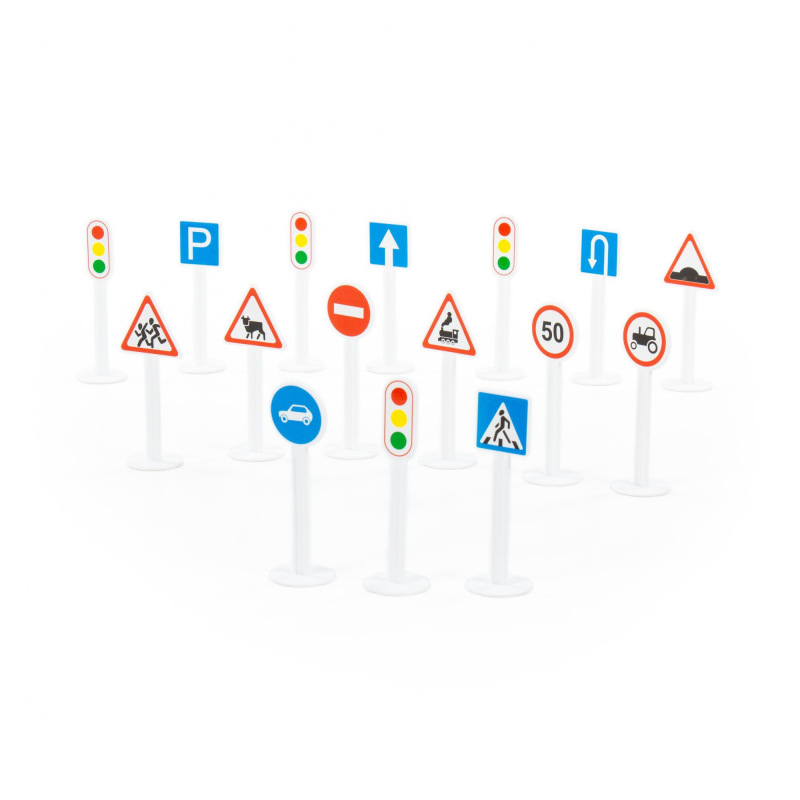 Dopravné značky 16ks 1