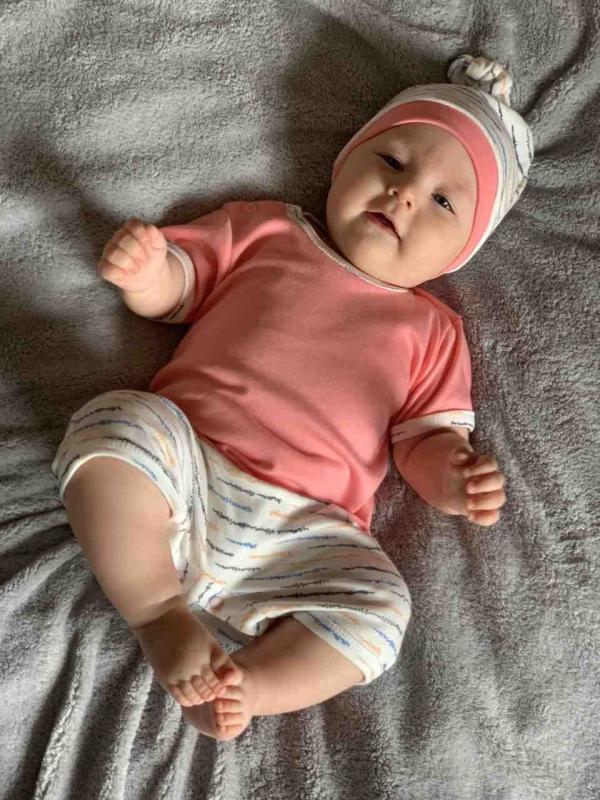 Dojčenská bavlnená čiapočka New Baby Summertime dievča 68 (4-6m)