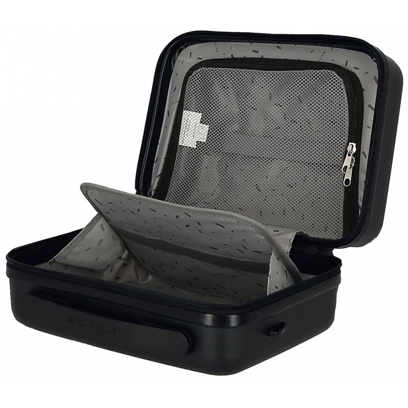 MOVOM Wood Black, Cestovný kozmetický príručný kufrík, 21x29x15cm, 9L, 5313961 5