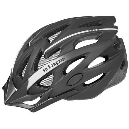 Etape Twister cyklistická prilba čierna-biela veľ. L-XL
