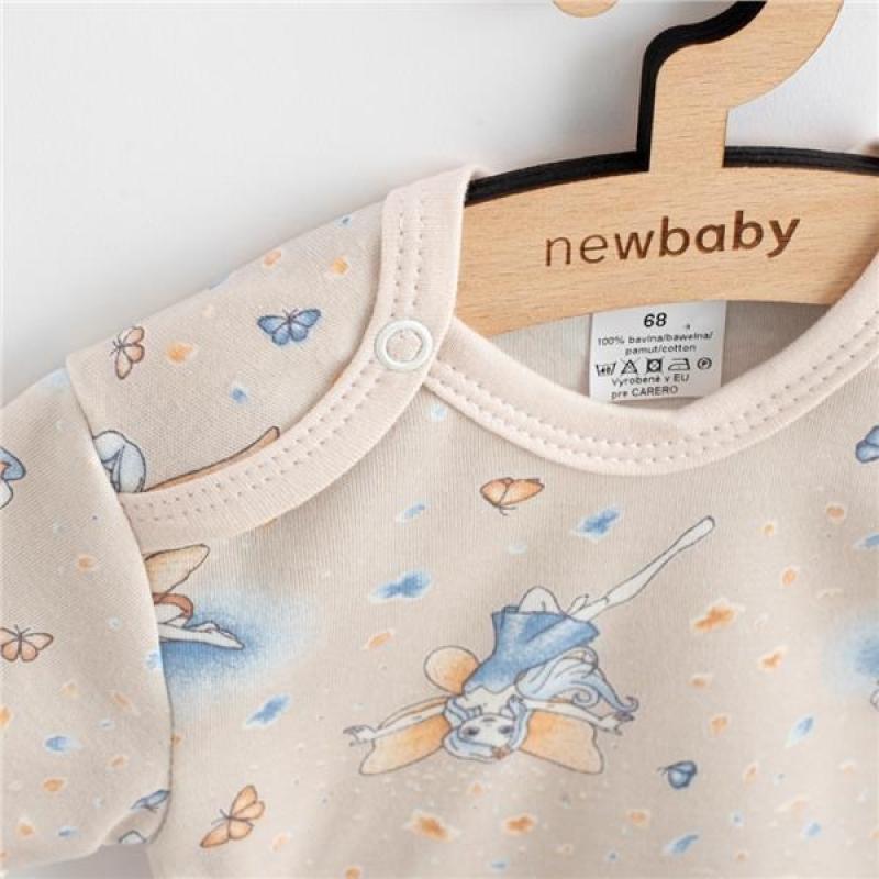 Dojčenské bavlnené tričko s krátkym rukávom New Baby Víla 80 (9-12m)