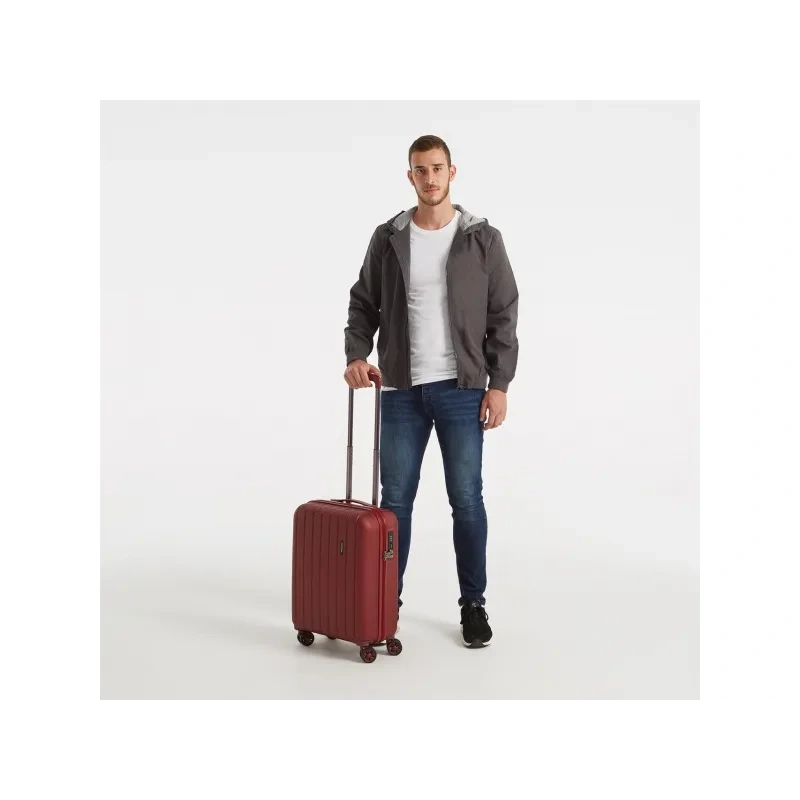 MOVOM Wood Red, Škrupinový cestovný kufor, 55x40x20cm, 38L, 5319166 (small) 9