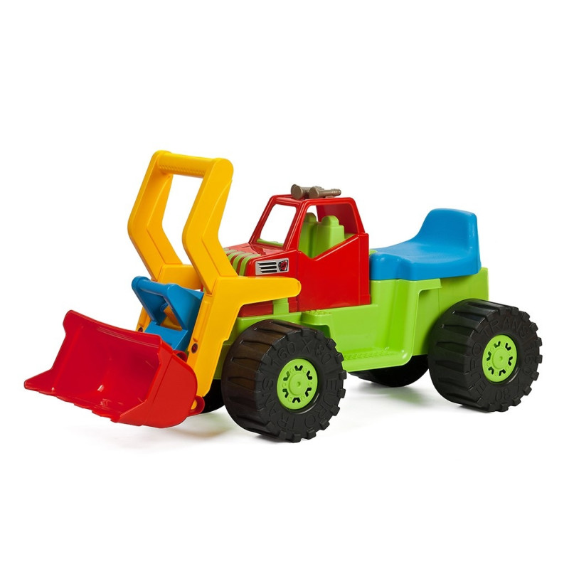 Detské odrážadlo Bager nakladač BAYO 74 cm modrý 3